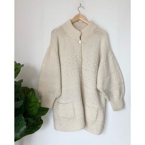 Vintage Chunky Knit Cardigan